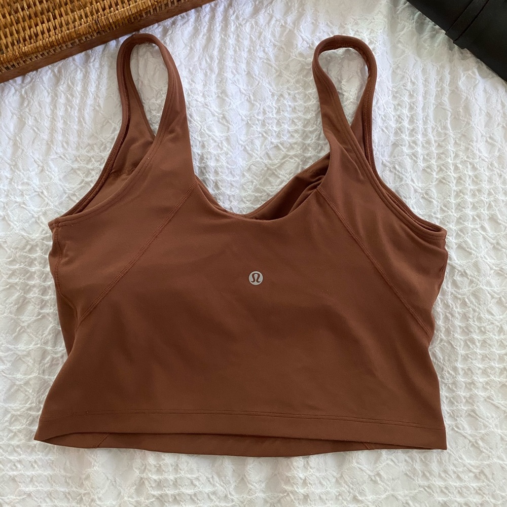 Lululemon align tank top brown tan nude